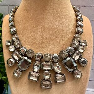 LOFT topaz gem statement necklace